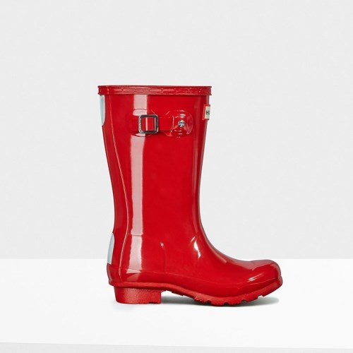 Hunter Original Gloss Rain Boots For Kids - NZ F8460